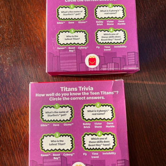 McDonald’s Happy Meal Prizes | Not opened | Cyborg & BeastBoy - Picture 2 of 2